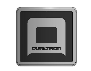 [sticker-flat-dt-logo] Sticker flat (Autocollant plat/Pegatina plana) Dualtron Logo