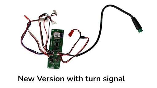 [display-assy-green-connector-with-turnal-signal-im-climber] Display assembly green connector with turnal signals (Display ensamblado conector verde con intermitentes) New Inmotion Climber