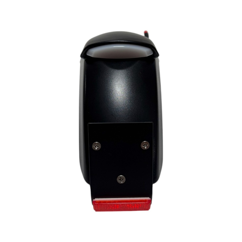 Rear fender assembly with liscen plate (Conjunto guardabarros trasero con placa liscen) Dualtron Dolphin