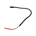 Rear light red without cover on rear fender (Luz trasera roja sin tapa en el guardabarros trasero) Dualtron Dolphin