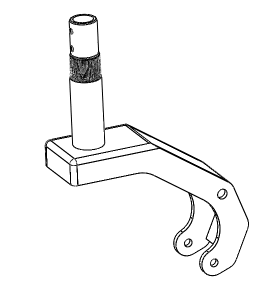 Swing arm (Brazo de direccion) Dualtron Mini Special Long Body