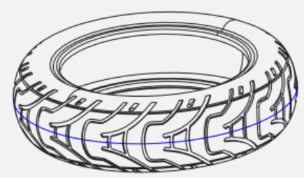 Tubeless Tire (Neumatico Tubeless) Dualtron Pop / Dolphin 70/50-6.1