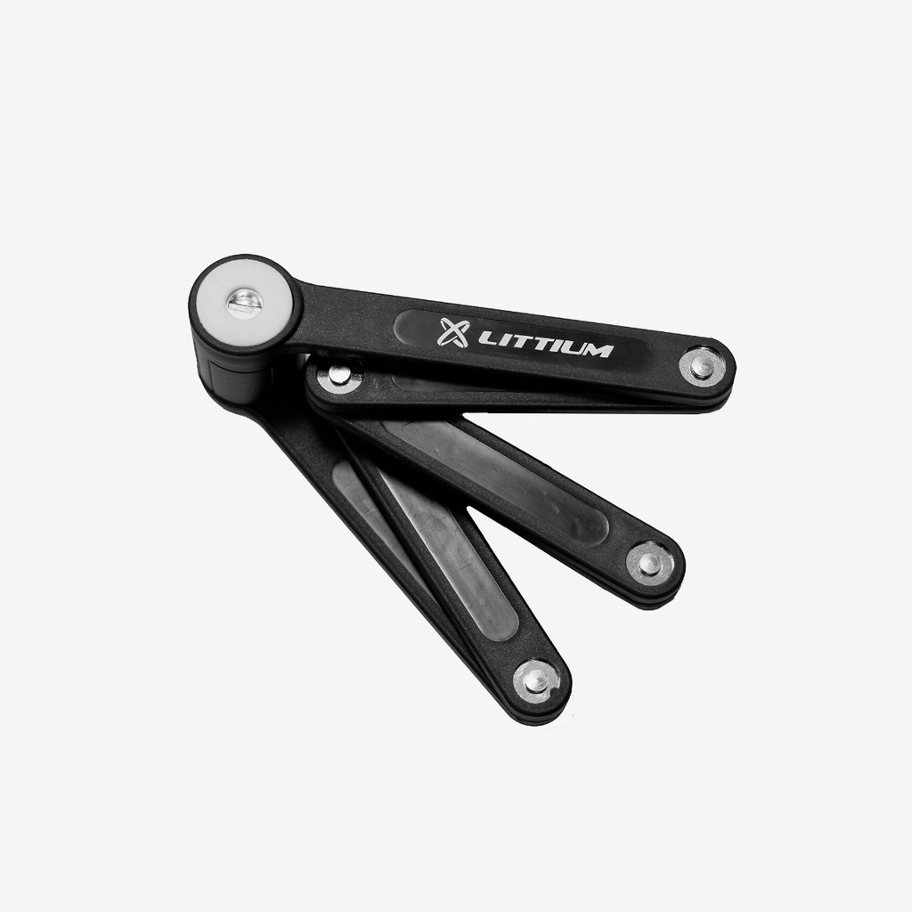 High security folding padlock (Candado plegable de alta seguridad) LITTIUM Ibiza 