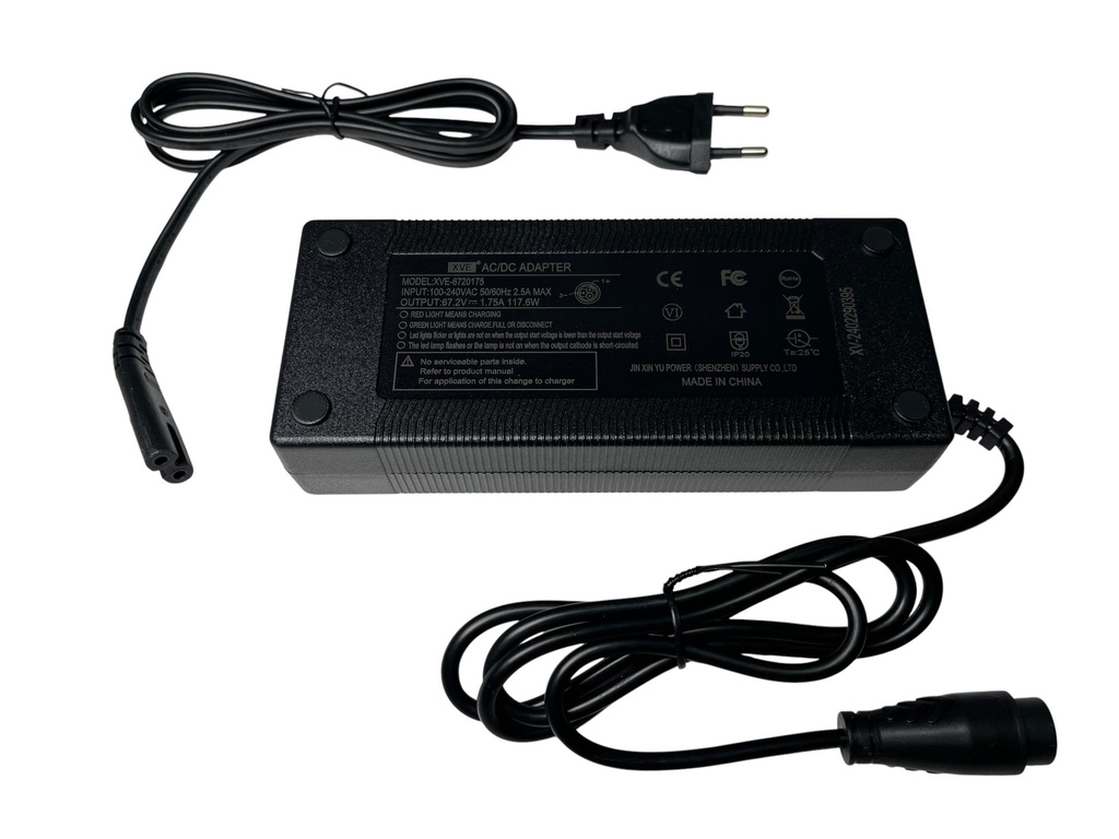 Charger (cargador) for Teverun Fighter 11 Plus 60V