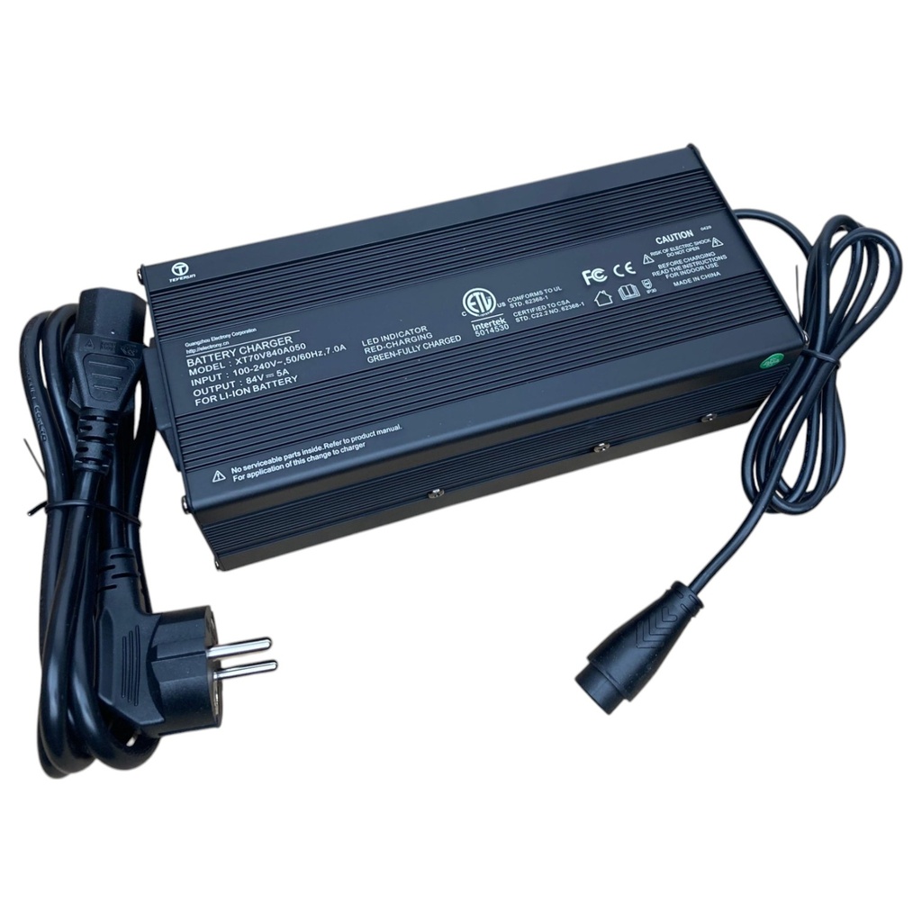 fast charger (Cargador rapido) 84V 5A Teverun supreme 7260