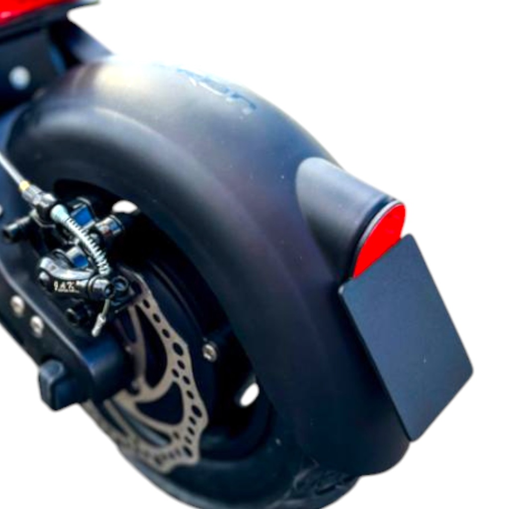 rear fender with liscen plate (guardabarros trasero con placa) Dualtron Forever