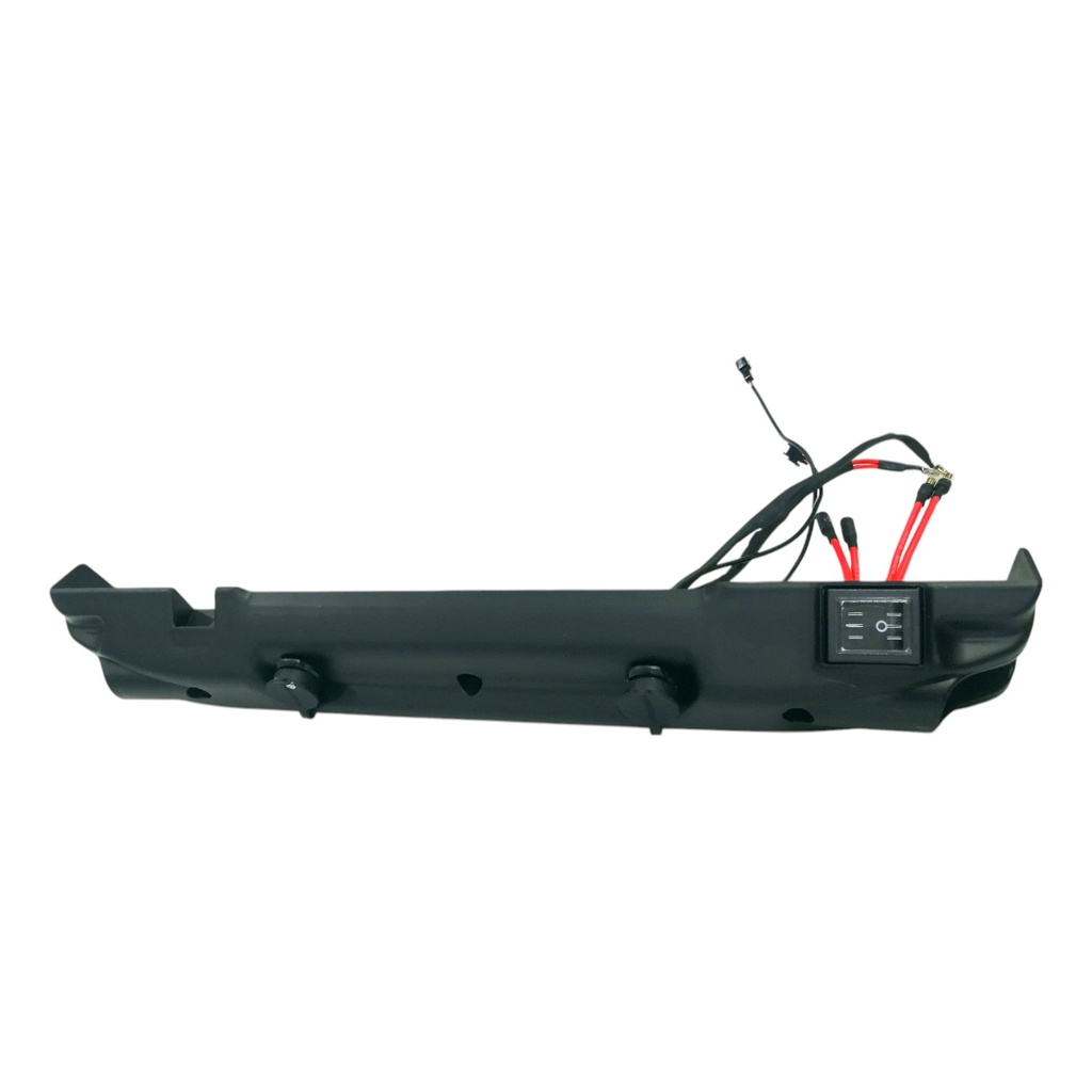 left side cover assembled (cubierta lateral izquierda montada) Dualtron Forever