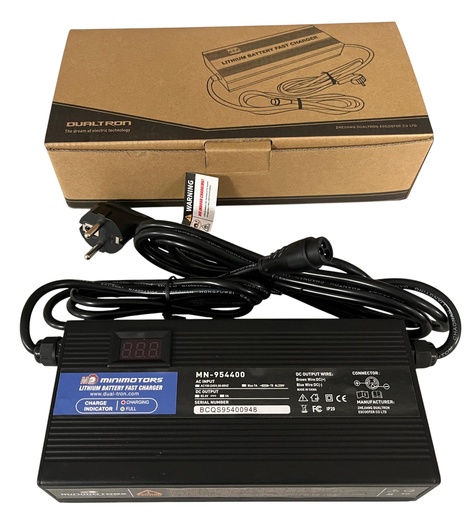 [fast-charger-84v-official-minimotors] Fast Charger (Cargador rapido) 84V (95,4V 4A max) - Official Minimotors - DUALTRON STORM LTD CONNECTOR BAMING