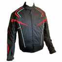 Dualtron Jacket with protective shell, black&red (Chaqueta negra&roja tipo moto)